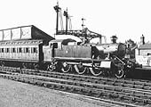 GWR 5101 class 2-6-2T Prairie No 5181 is seen standing at the up platform with a local passenger train in September 1935