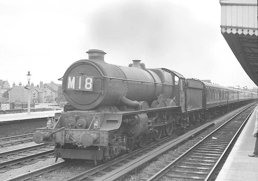 Ex-GWR 4-6-0 No 6011 'King James I', seen later in the year, passing through Leamington on 17th August 1962