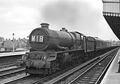 Ex-GWR 4-6-0 No 6011 'King James I', seen later in the year, passing through Leamington on 17th August 1962