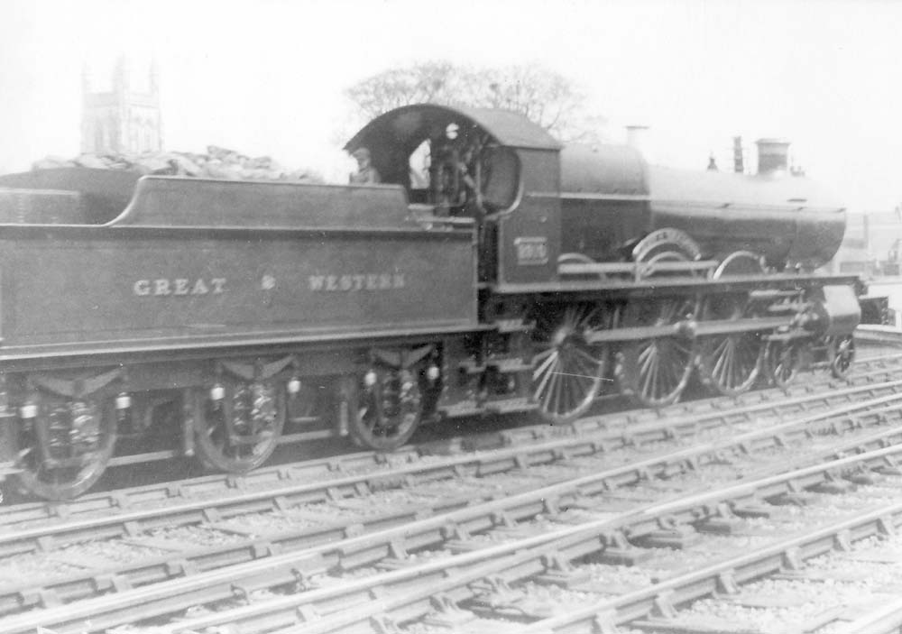 GWR 4-6-0 Saint class No 2910 'Lady of Shallot' on an up Birkenhead to Paddington express