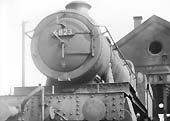 Ex-GWR 68xx Class 4-6-0 No 6823 'Oakley Grange' stands in front of Leamington Shed in August 1962