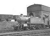 GWR Prairie 2-6-2T No 5134 is seen stabled on the siding used to store empty loco coal wagons on 22nd March 1936