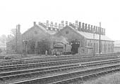 Close up which provides a nice three-quarter perspective of Leamington Shed showing its overall length
