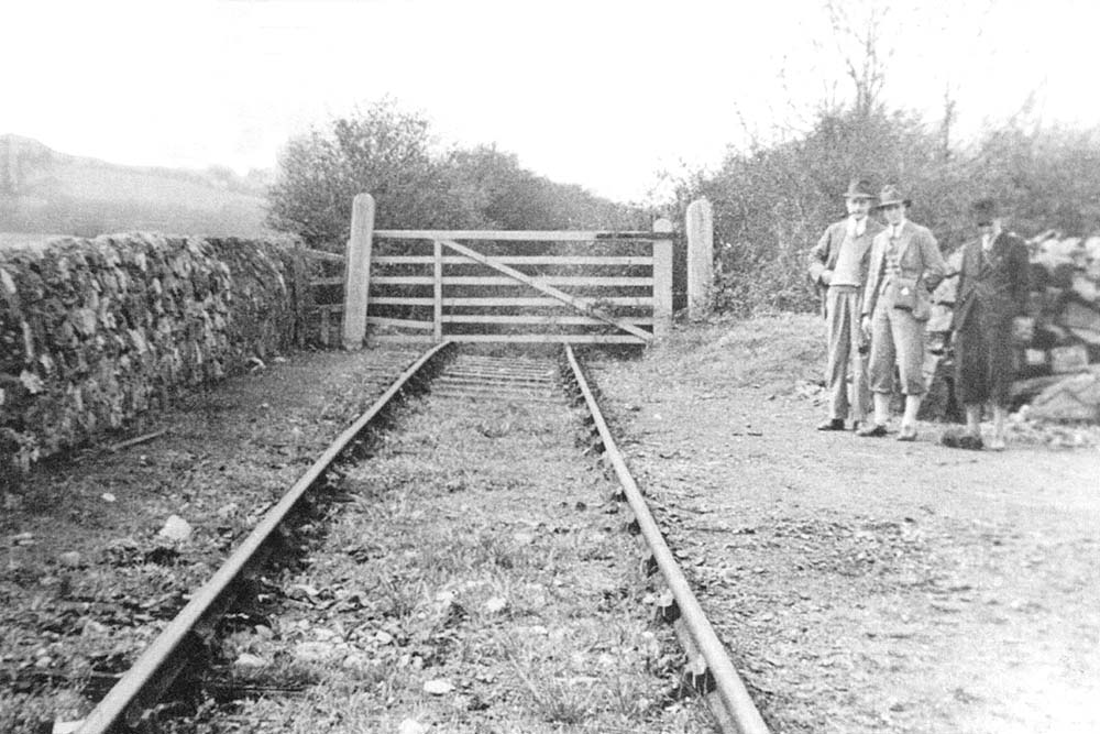 The doyens of railway photographic history are seen posing as they walked the branch line from Moreton-in-Marsh to Shipston-on-Stour
