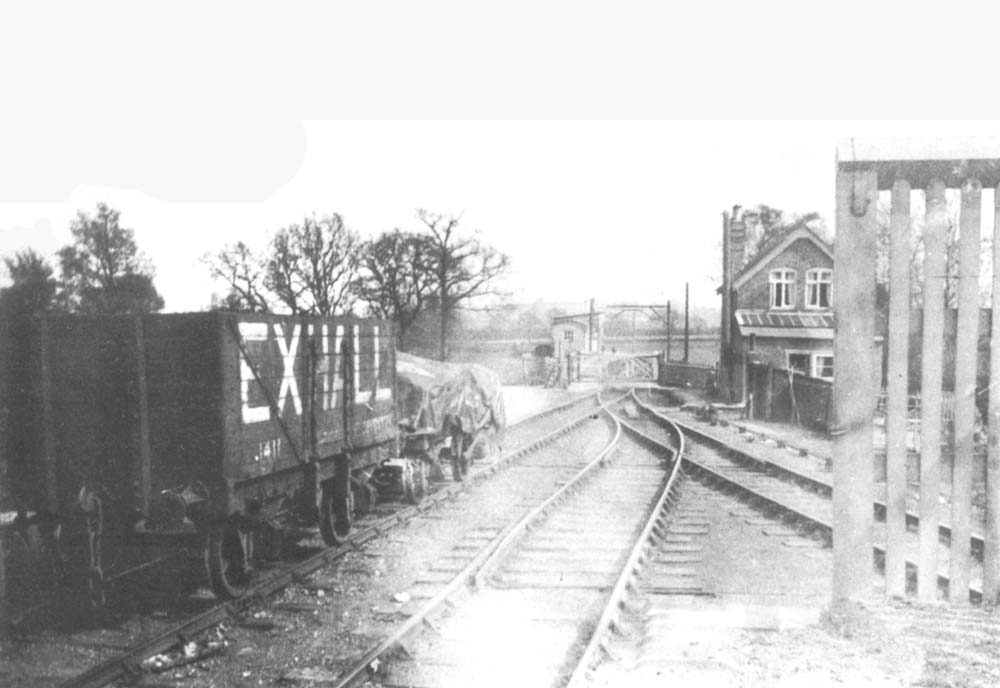 Longdon Road Station: View of the goods yard taken from the horse ...