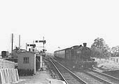 Another 1950s view of Long Marston station showing the gentlemen's toilet on the extreme right erected during the remodelling of the station