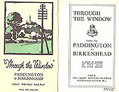 Through the Window - Paddington to Birkenhead
