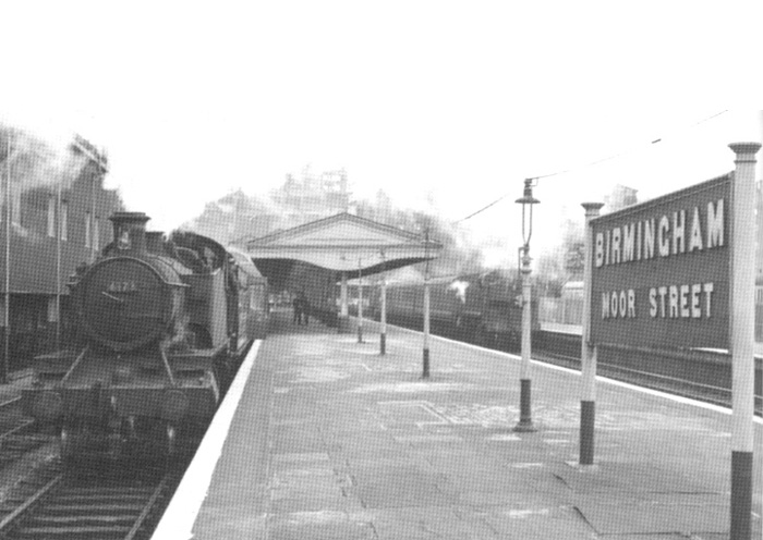 Ex-GWR 2-6-2T No 6373 is seen at the head of the 3.10pm local passenger working to Henley in Arden on 6th June 1957