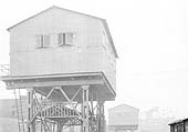 In the foreground is the Wagon Hoist to shed 'B' and behind the hoist to shed 'A' used to lower wagons to and from the low level sheds