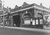 Exterior view of Moor Street station showing the main passenger entrance which led to the large spacious booking hall