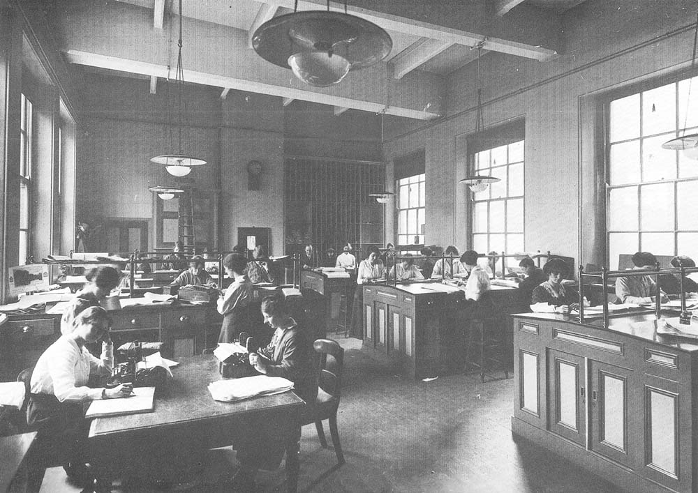 The General Goods Office on the first floor of the Moor Street Good�s Office
