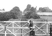 Close up showing Darlingscott & Shipston Road Level Crossing in the distance which lay only 15 chains further on