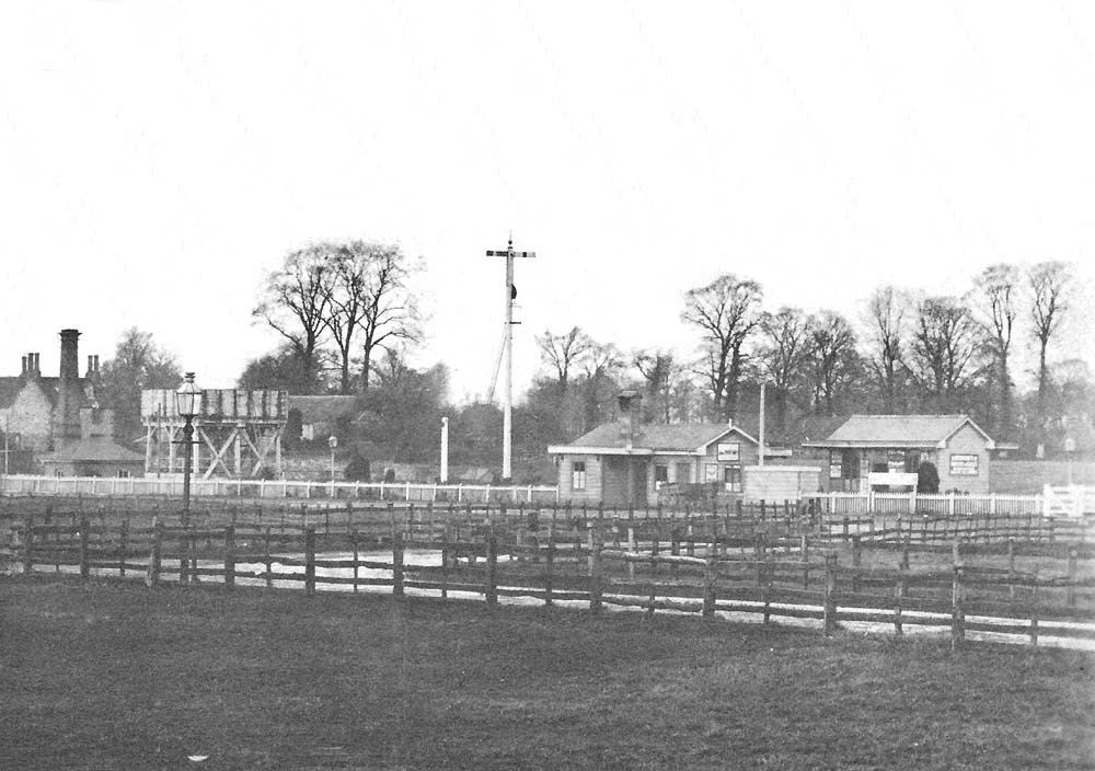View of the original 1853 Moreton-in-Marsh station built by the Oxford, Worcester & Wolverhampton Railway