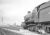BR built Modified Hall 4-6-0 No 7915 'Mere Hall' approaches the station on 19th September 1964