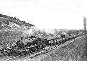 Great Western Railway 43xx class 2-6-0 No5317 steams over Rowington toughs with a class H headcode