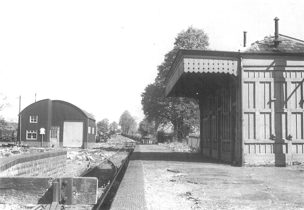 ShipstononStour Station View of the station in disrepair and long