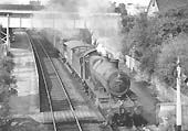 Ex-Great Western Railway 2-6-0 43xx class No 5332 on a down class H �through freight� on Saturday 29th August 1959