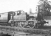 GWR 0-4-2T 517 Class No 215, designed by George Armstrong, poses for the camera at Solihull in 1900