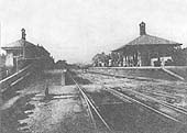 View of Solihull station looking towards Birmingham showing the use of mixed gauge on the main line