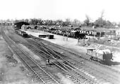 Photograph of the new Goods Yard built at the same time as the track was quadrupled between Olton and Lapworth