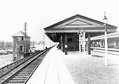 An official GWR Photograph of the new relief line island platform and signal box on 2nd May 1934