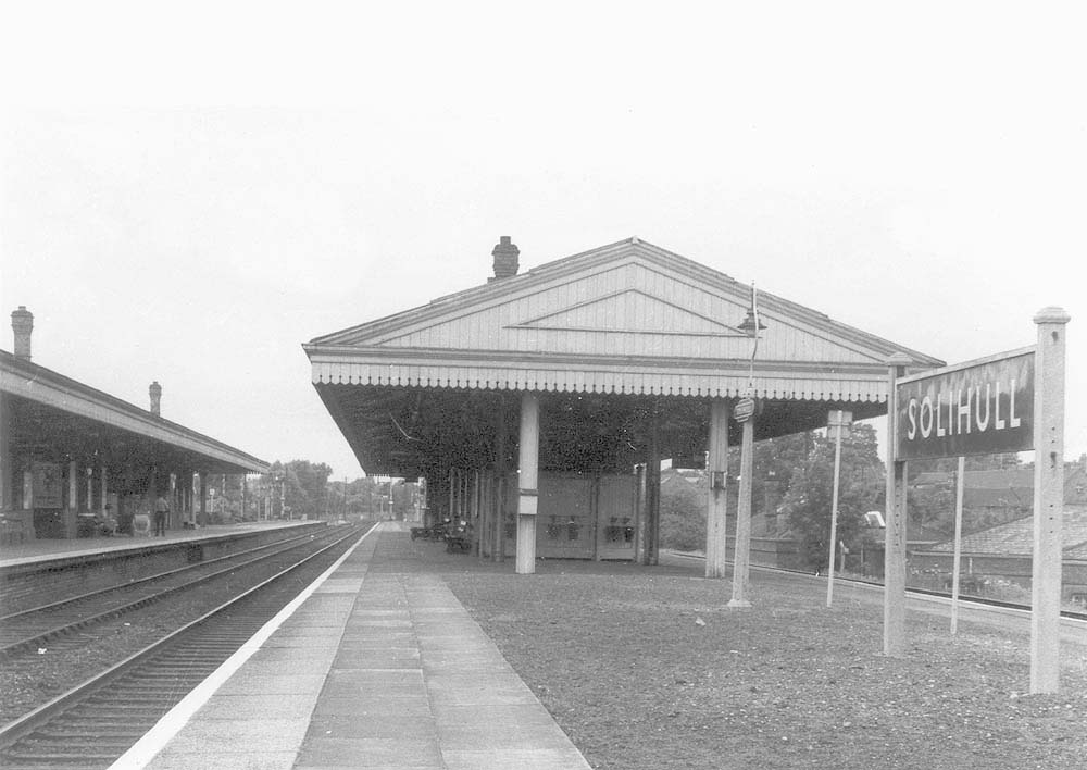 View of the rebuilt station's taken from the Down Main platform with the Up Main on the right and on the left the Up Relief platform