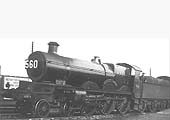 GWR 4-6-0 Star Class No 4017 'Knight of Liege' rests at Stratford with a northbound express on 13th July 1935