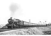 Ex-GWR 4-6-0 No 6811 'Cranbourne Grange' leaving the confines of Stratford upon Avon on 1st June 1957