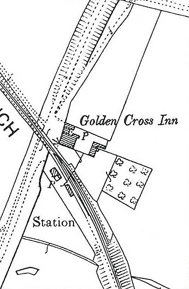 Location map of Stretton-on-Fosse station