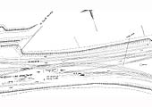 Plan of track layout at the Junction with the North Warwickshire Line prior to 8th June 1913