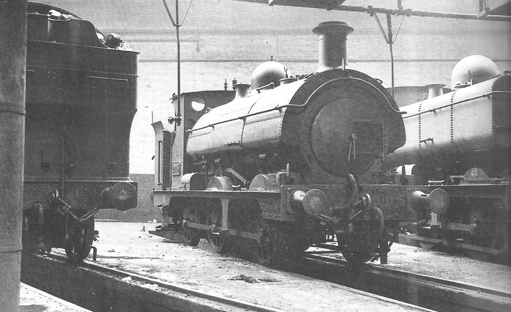 Great Western Railway 0-6-0ST 850 class No 2005 in Tyseley Roundhouse on Sunday 13th October 1935