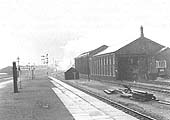 Looking towards Snow Hill from the Birmingham end of the main up platform with Tyseley goods shed visible on the right