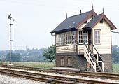 Budbrook Signal Box photographed on 17th August 1969 just a few weeks prior to closure