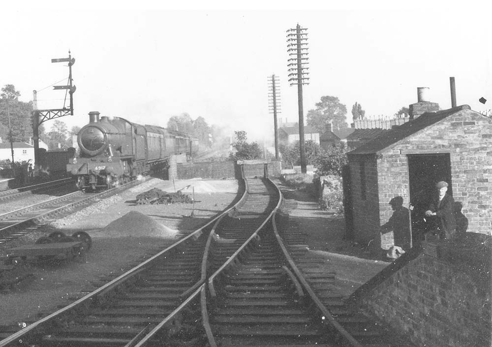 Close up showing the simplified pointwork and single siding which served the landing dock for horse drawn vehicles