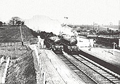 Bridge Testing at Widney Manor Station on Sunday 25th  March 1934 with four King Class locomotives coupled in pairs