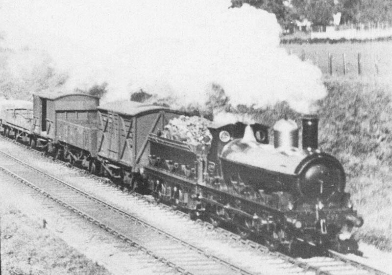GWR 0-6-0 Standard Goods No 397 is seen at the head of an up goods train on 27th September 1910