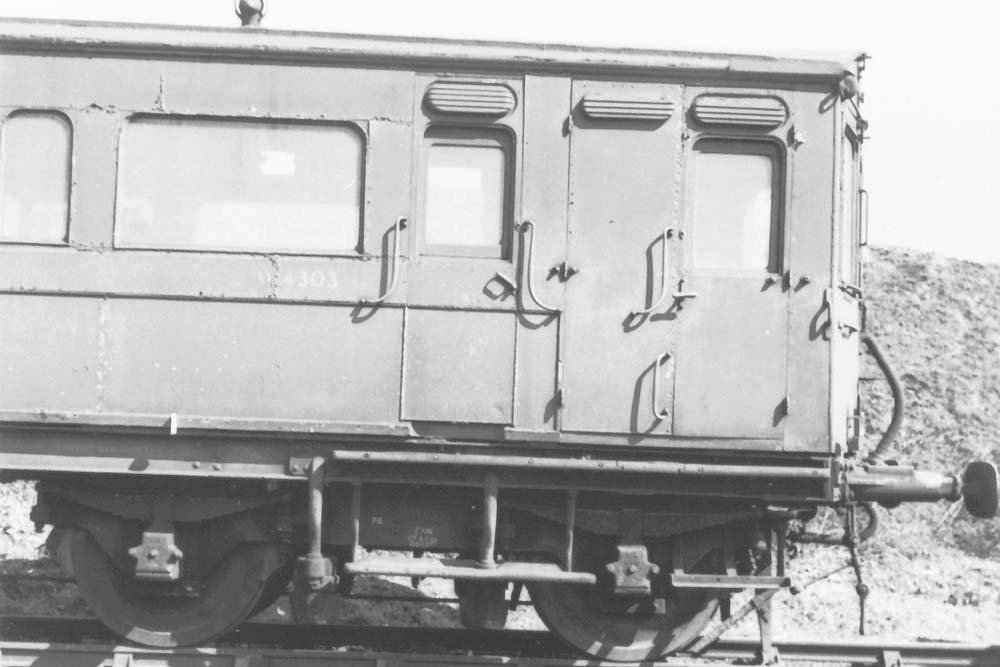 Close-up of the driving end of ex-Barry Railway Auto-Trailer No 178, when in British Railways Departmental ownership