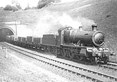 GWR 4-4-0 No 3801 �County Carlow� on a Penzance to Wolverhampton express near Wood End
