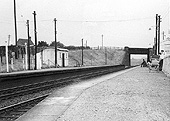 Close up of the two platforms and their passenger facilities together with evidence of the run down nature of the station by the early 1930s