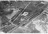 One of several 1934 aerial view of Adderley Park station, its sidings and the environment within which it was located