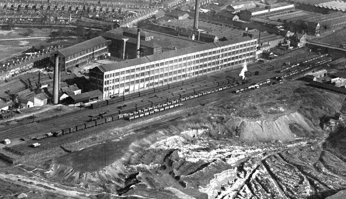 Adderley Park Station: One of several 1931 aerial views of Adderley ...