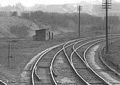 Close up showing the branch line curving away to former LNWR Windsor Street Goods station