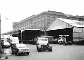 A 1970 view of the loading dock to Windsor Street goods station which was built by the LNWR in 1901