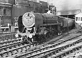 BR Standard Class 7MT 4-6-2 No 70022 arrives in New Street on a Type 2 local passenger working on 20th June 1963