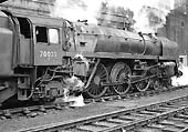BR Standard Class 7MT 4-6-2 No 70023 'Venus' waits to depart platform 3 with an up express on 7th March 1964