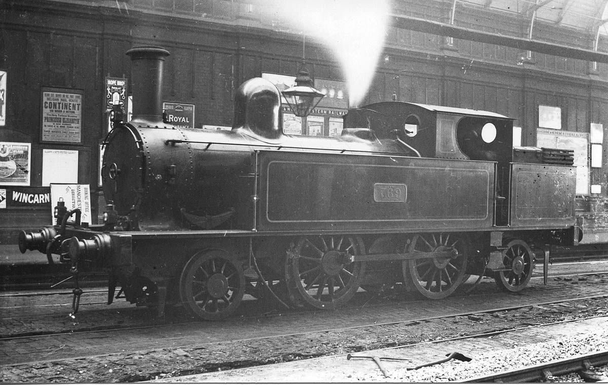 Birmingham New Street Station Br Period Locomotives Ex Lnwr T CF