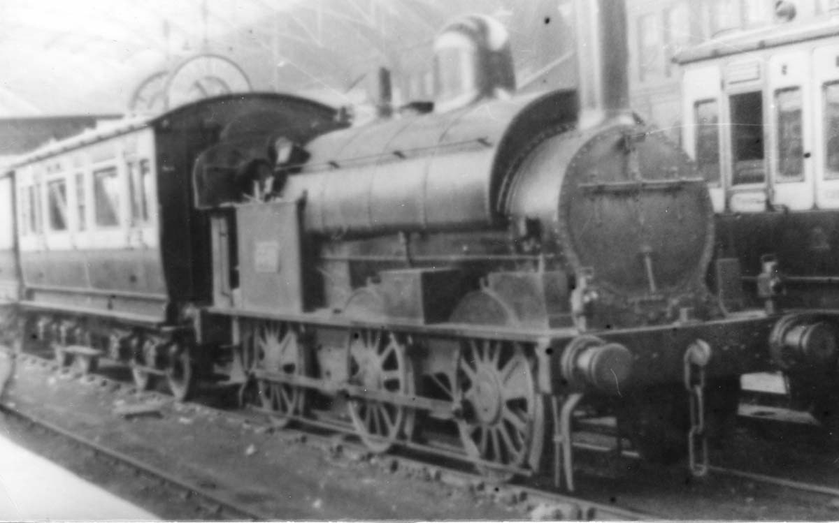 Birmingham New Street Station LNWR Locomotives View Of An Unidentified LNWR ST Is Seen