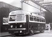 The 'Air Services Bus' which ran from Queen's Drive in New Street station to Elmdon Airport