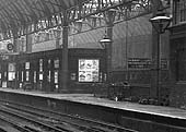 Close up of Platform 5 showing the General Waiting Room, the ramp to the subway, a variety of oil lamps