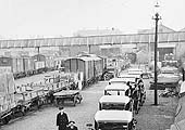 Close up showing Coventry Goods Yard looking in the direction of the LNWR Sheds and Warwick Road